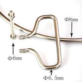 砧板菜板钢箍竹砧板圆钢圈实木防开裂围箍扁钢抱箍紧固不锈钢