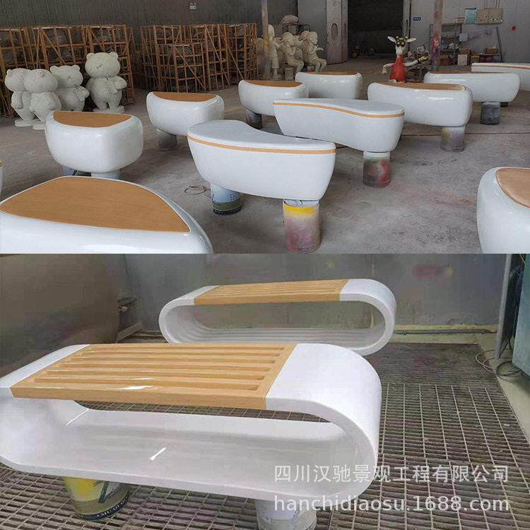 四川玻璃钢休闲椅子现有模具模型工厂银行医院玻璃钢树脂椅子