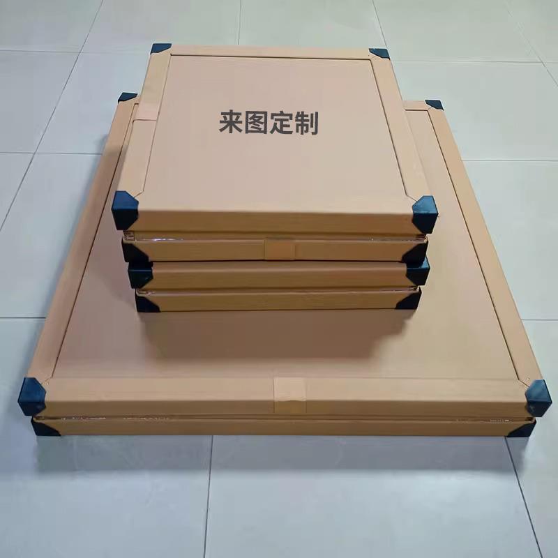 厂家定做天地盖纸盒油画相框画框婚纱照包装快递物流纸箱包装盒