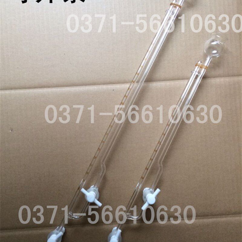 可开票】A级2ml四氟耐酸碱活塞夹式微量滴定管飞休式手工量水刻度