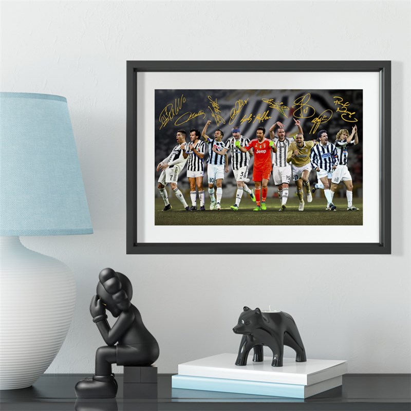 尤文名宿C罗布冯皮耶罗实木装饰相框照片墙桌摆挂框摆件酒吧壁画