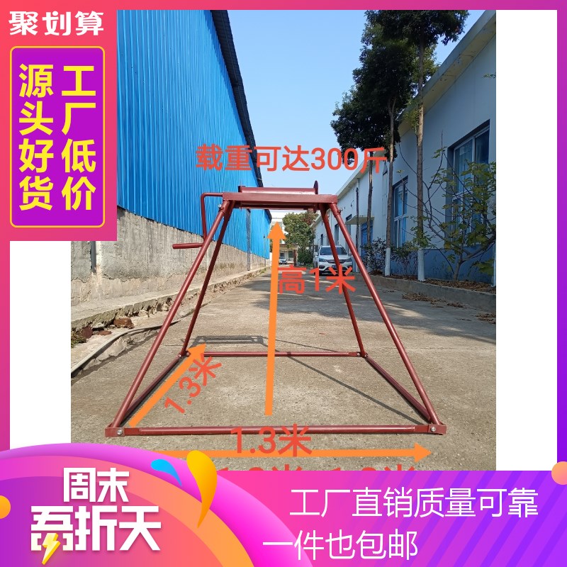 加大型打井摇土架挖桩基摇架提土架吊土机挖坑基础施工工具