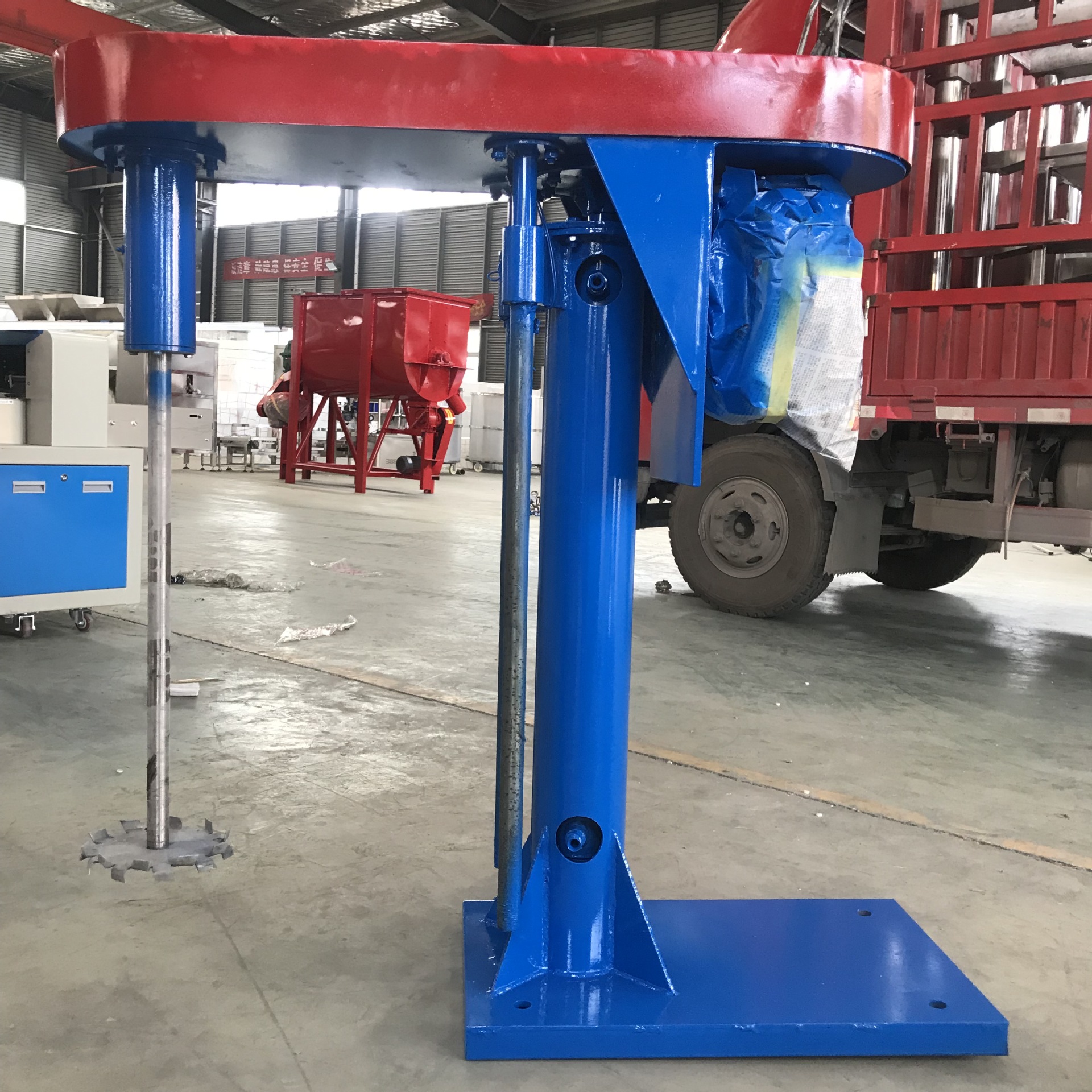 3kw油漆涂料分散机 油墨液压升降变频调速分散机 js搅拌器分散机