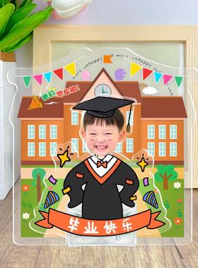 毕业季摇头摆件定制照片diy压克力桌面立牌摆台纪念品送同学礼物