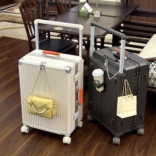 宽拉杆行李箱女高质量加厚大容量密码箱男铝合金结实耐用旅行皮箱