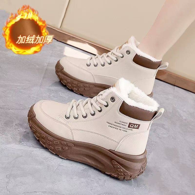 东北大棉鞋女冬季加绒加厚棉靴2025新款保暖防滑高帮女鞋雪地靴35,流行男鞋,时尚休闲鞋,淘宝优惠券,粉丝福利购,淘宝优惠卷