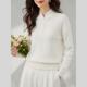 国风白色针织衫 上衣春装 女款 新中式 2026年新款 独特超好看内搭打底