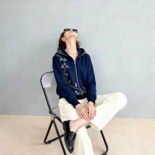 新中式女装国风套装休闲运动宽松卫衣外套上衣裤子两件套2025新款