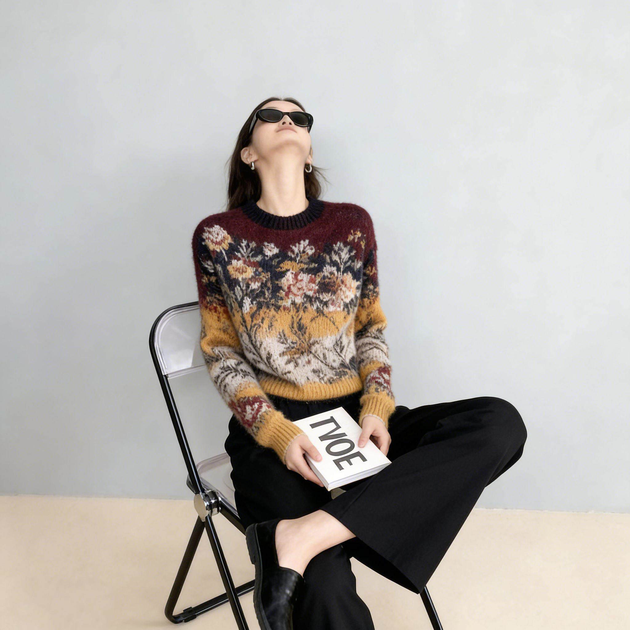 秋季新款独特漂亮毛衣女