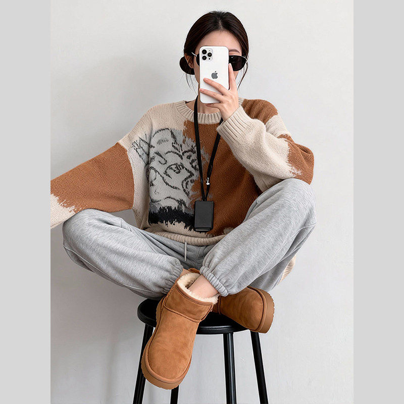 2026年春秋新款漂亮高级感chic日系温柔风宽松慵懒软糯毛衣上衣女,女装/女士精品,大码内搭,淘宝优惠券,粉丝福利购,淘宝优惠卷