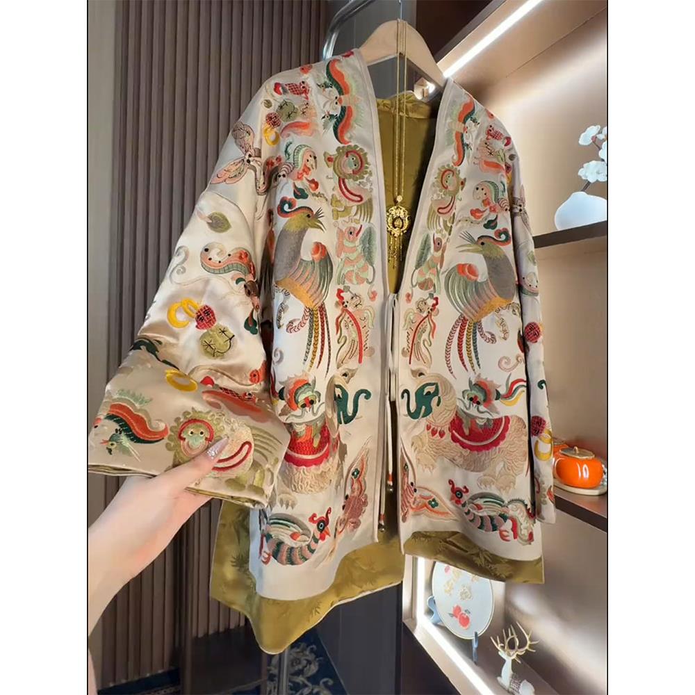 气质高端独特新中式唐装复古上衣