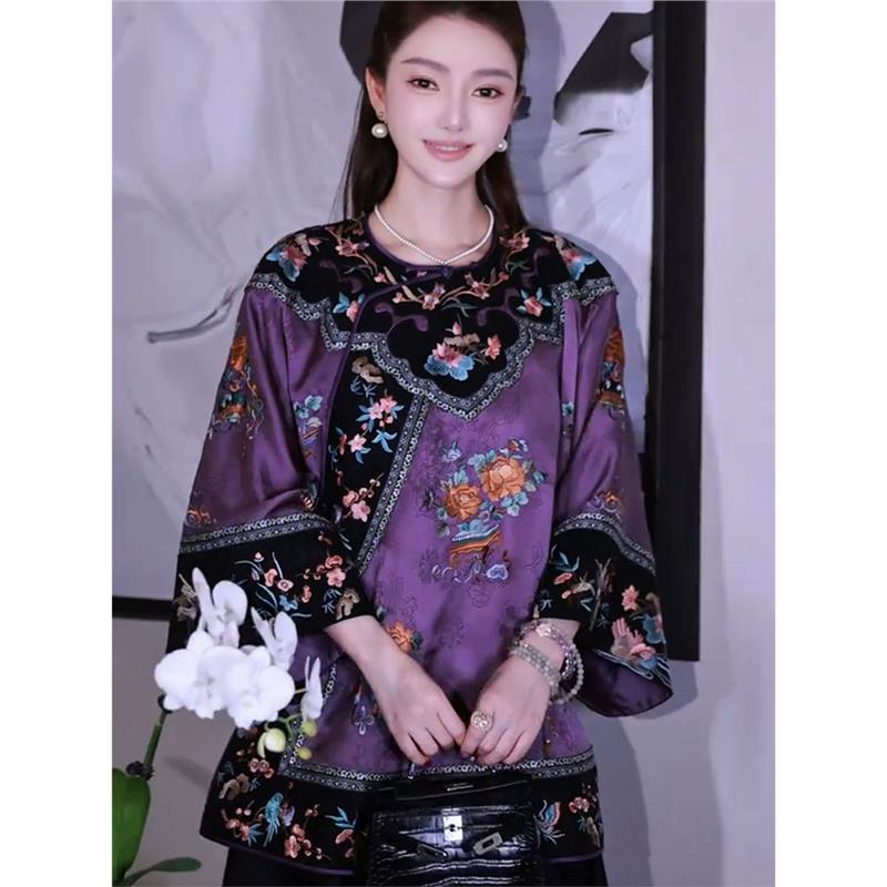 新中式女装国风上衣唐装小衫