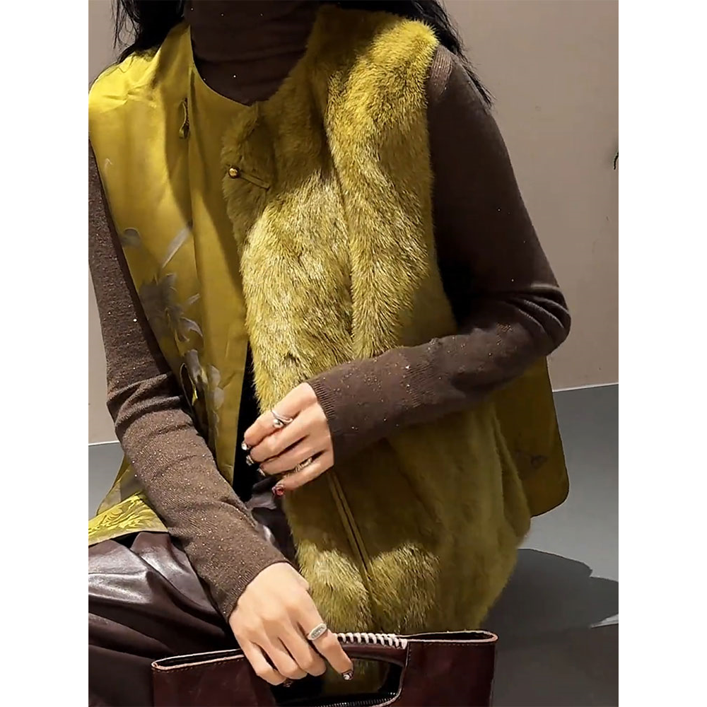 新中式国风唐装外套新款坎肩马夹