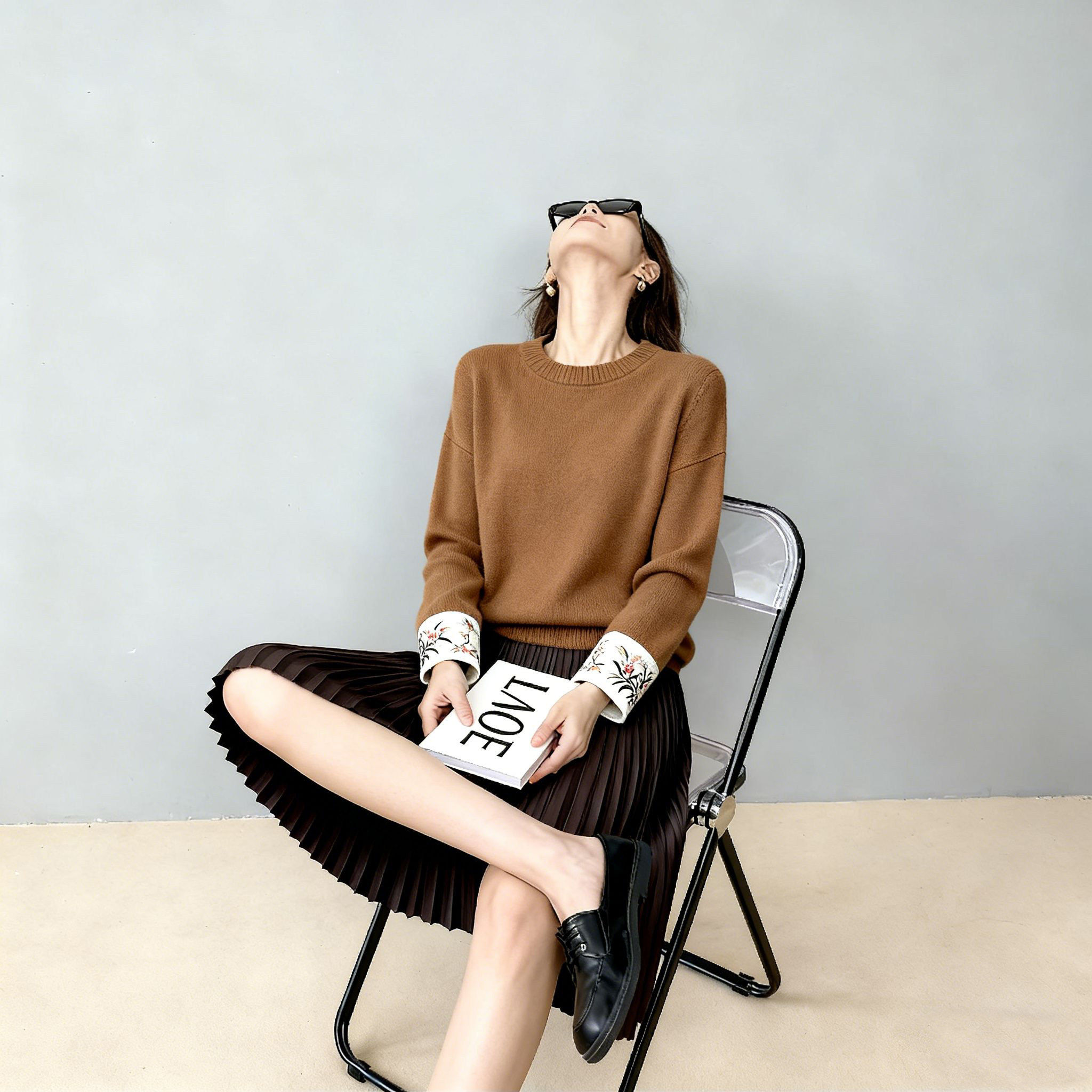 独特高端新中式国风毛衣女冬季新款爆款慵懒宽松超火针织上衣,女装/女士精品,大码内搭,淘宝优惠券,粉丝福利购,淘宝优惠卷