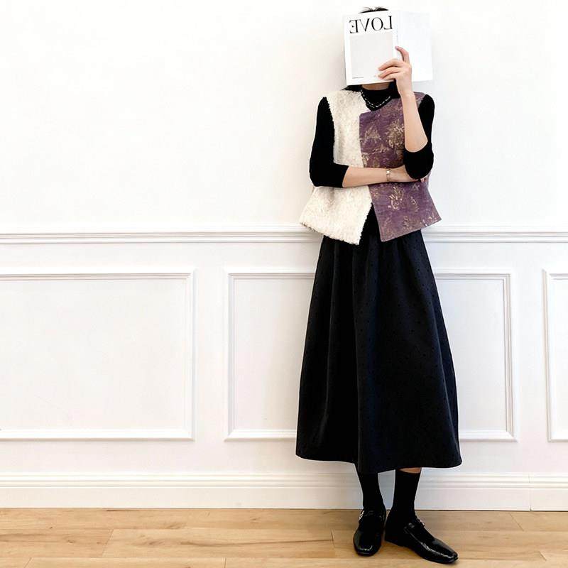 春春秋穿搭一整套新中式女装国风马甲高级感气质老钱风套装连衣裙,女装/女士精品,大码套装,淘宝优惠券,粉丝福利购,淘宝优惠卷