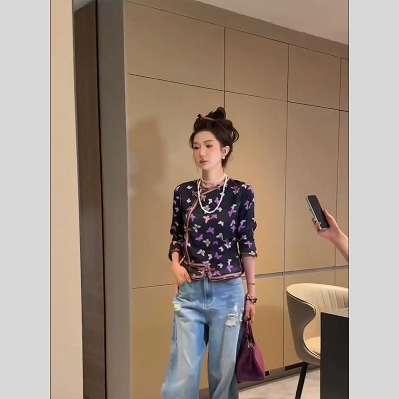 新中式女装国风上衣精致唐装小衫