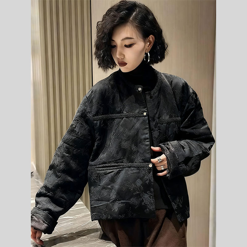 初冬独特新中式新款唐装复古上衣