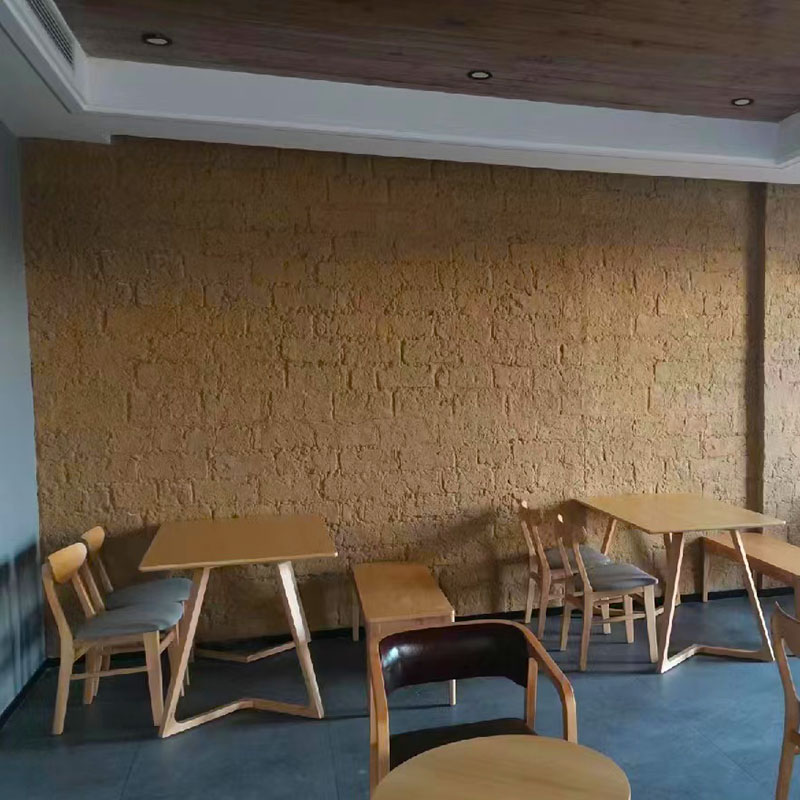 土砖墙板柔性夯土墙超薄软瓷墙面B装饰板材新型装修材料仿古泥土