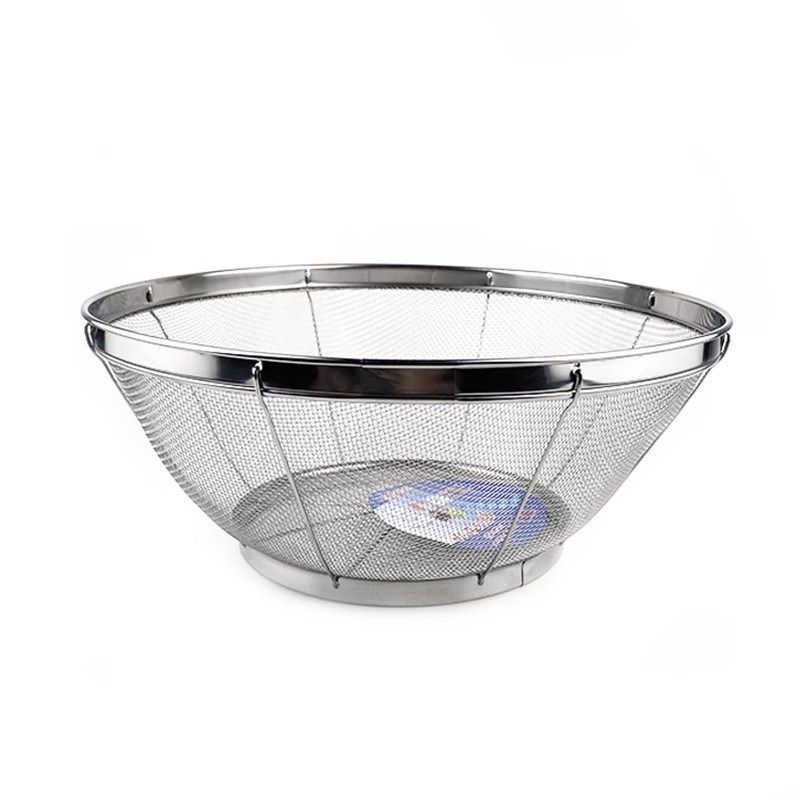 不锈钢沥水篮厨房圆形洗菜篮淘米筛水果篮子M加固细网洗米盆过滤,餐饮具,洗菜盆/沥水篮/漏水筛,淘宝优惠券,粉丝福利购,淘宝优惠卷