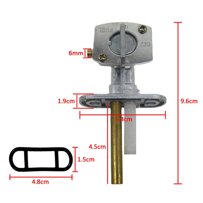 适用豪爵摩托车燃油开关组合EN125/EN125-2E/GN125油箱开关原车