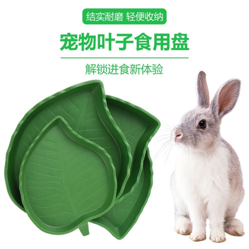 树叶食盆爬虫水盆乌龟守宫蜥蜴宠物蛇小型塑料生态仿真爬宠喝水碗