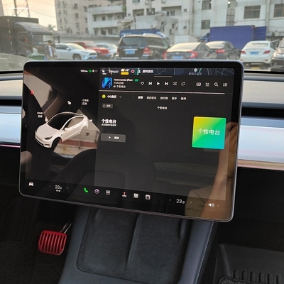 特斯拉屏幕钢化膜model3/Y中控贴膜导航屏幕显示屏保护膜配件丫