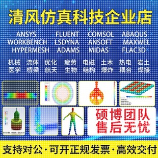 ABAQUS Adams Fluent comsol Icepak仿真 maxwell ANSYS代做
