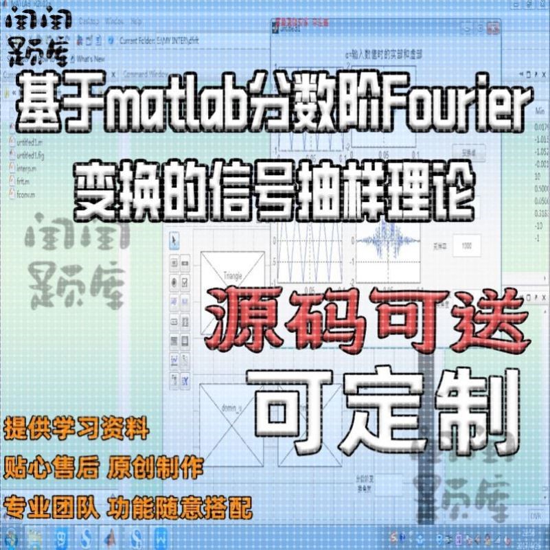基于matlab分数阶Fourier变换信号抽样理论/可部署、文档视频讲解