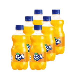 下拉到手6.89！芬达饮料300ml*6瓶