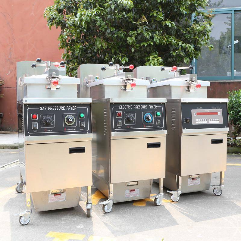 压力炸鸡炉PFE-800电热商用美式油炸炉电脑版可编程带滤油送过滤