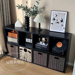 卡莱克家用钢制书架格子柜靠墙儿童组合书柜电视柜客厅置物架落地