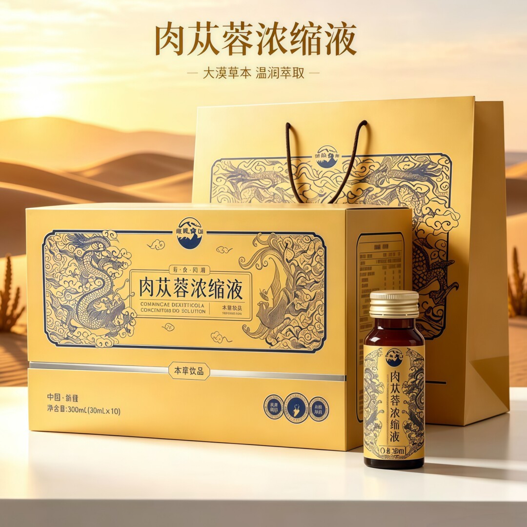 游牧疆山肉苁蓉浓缩液滋补礼盒