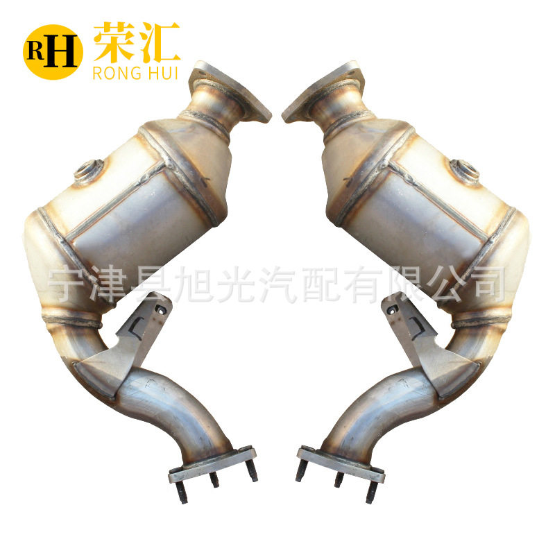 适用奥迪A8 Q5 3.0T三元催化器 汽车尾气净化器 A4 2.4 A6 2.0T