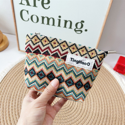 民族风布艺化妆包小号补妆包