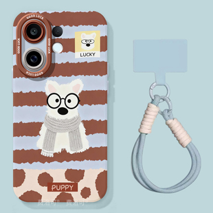 卡通西高地狗适用vivos30手机壳s20pro新款s18绝美s19硅胶s17超火vivo镜头s16e女vivi高端s15por高级感s12