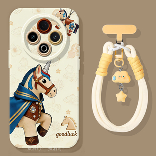 皮革小马适用vivoY500手机壳女款 y35防摔y100 y300pro保护套y95硅胶GT软vivoy97全包秋冬y200i外壳y19y33s新款