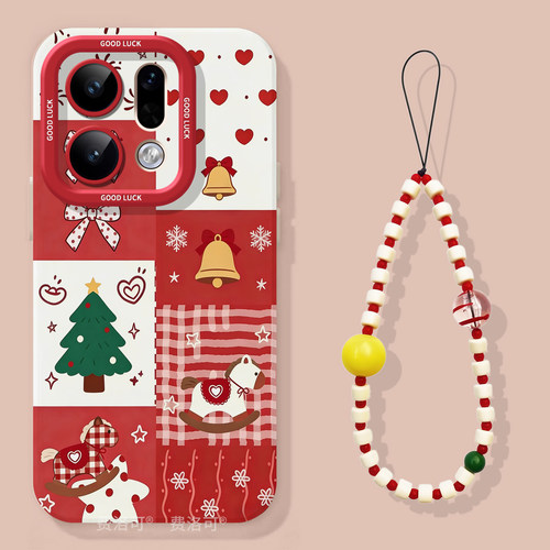 拼接小马适用oppofindx9手机壳女findx9pro套硅胶findx8ultra全包8s防摔x8por新款外壳x7挂绳0pp0软8pro高级