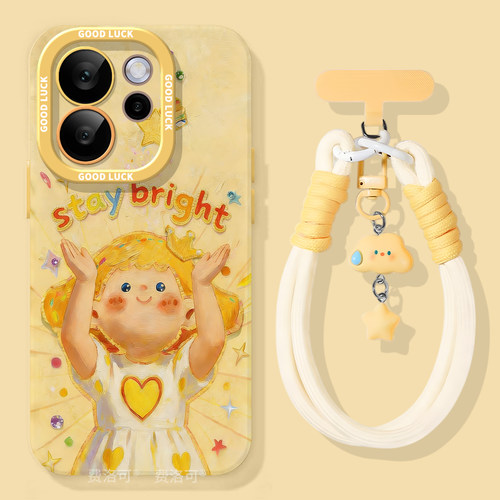 发光女孩适用oppoReno15手机壳reno14pro新款13趣味reno12马年11保护7se新年rone9外壳oppo套8软0PP010