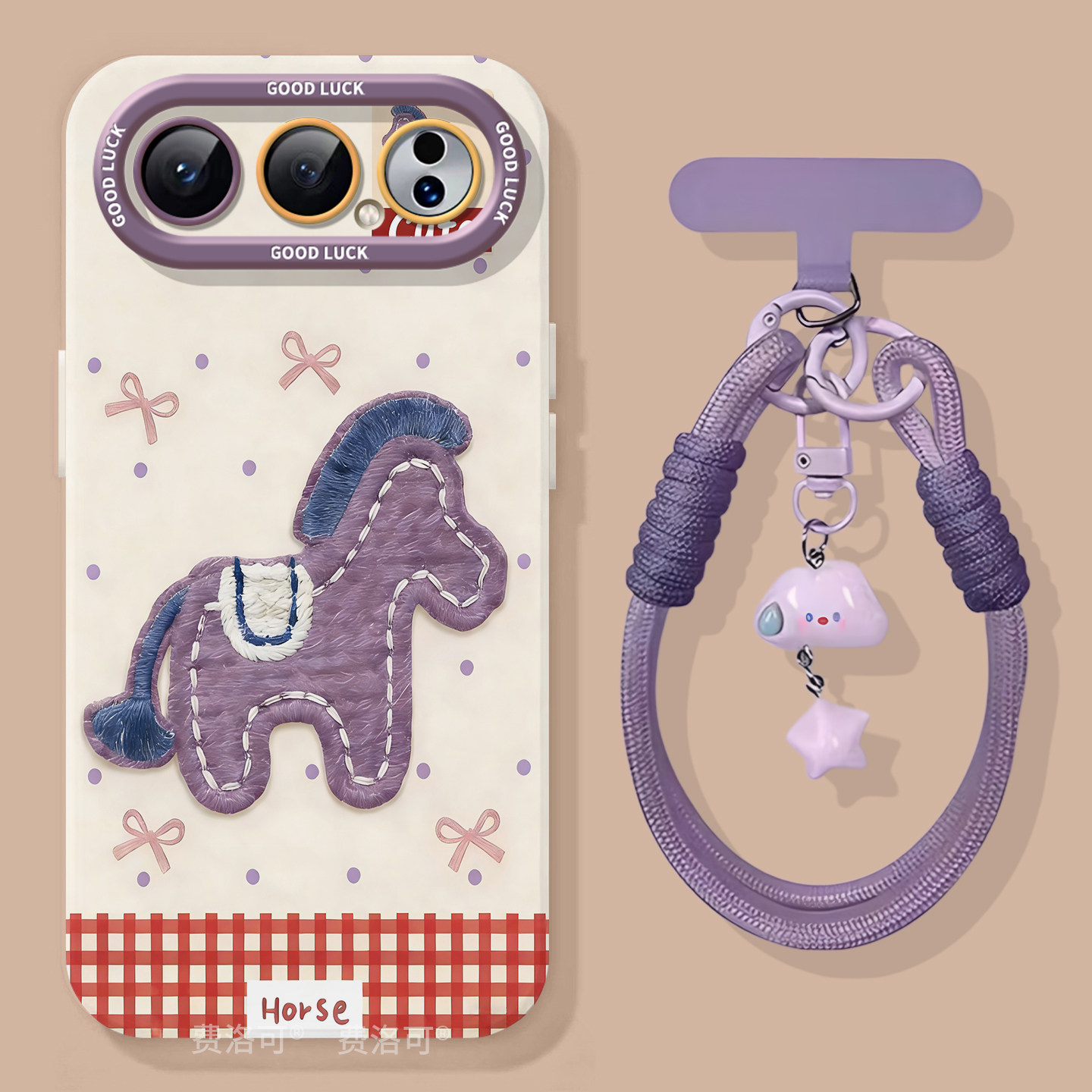 刺绣小狗适用荣耀500手机壳新款300华为荣耀400pro系列200圣诞100马年honor保护60套honor新年70全包90专用