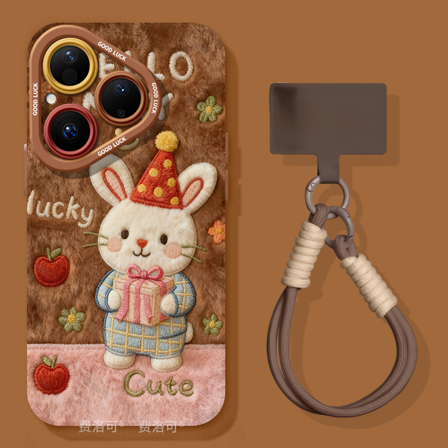 美拉德兔适用华为Pura80手机壳Pura70pro套p60pro+新款p50硅胶p40保护p7o加p30圣诞p20高级外壳系列p70ultra