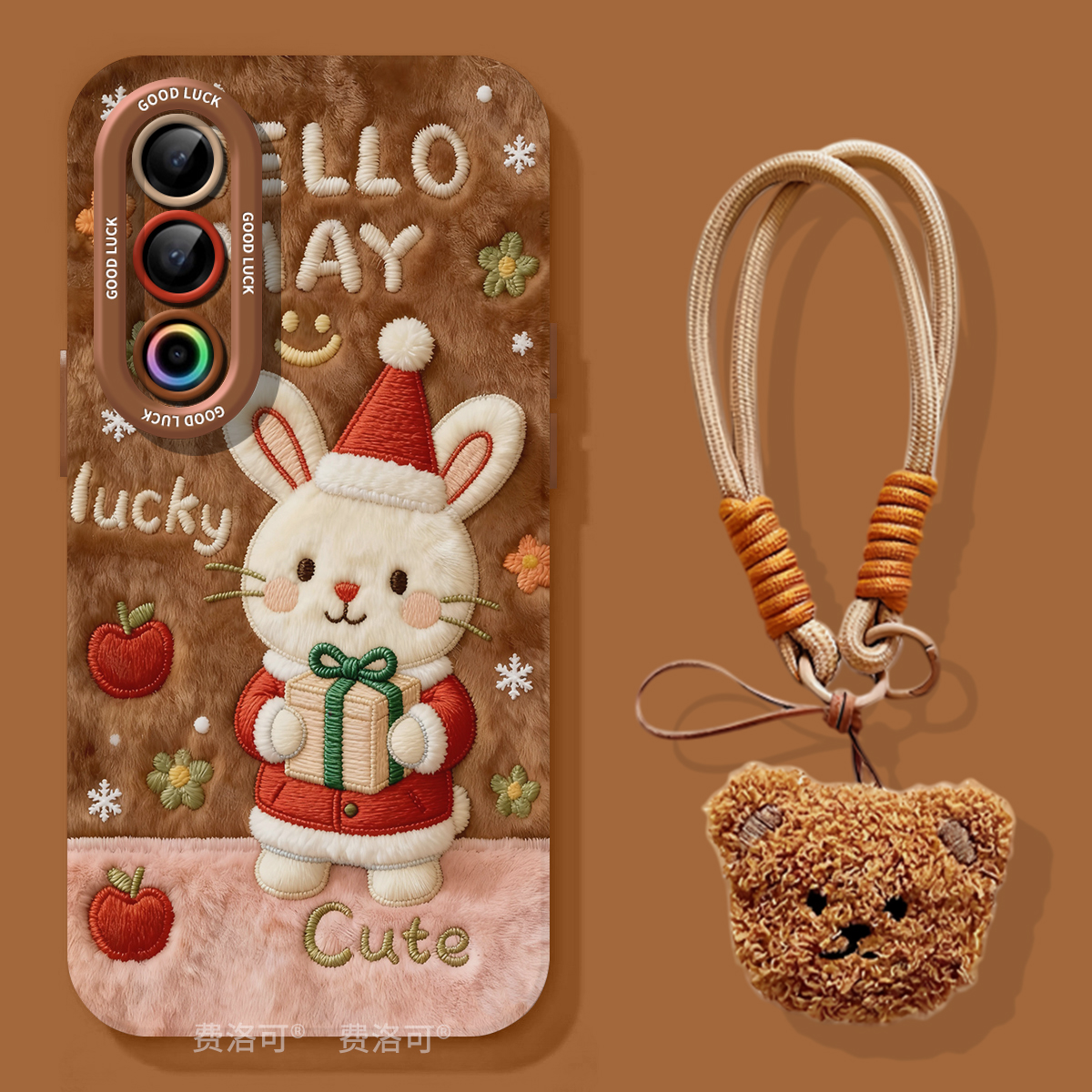 圣诞小兔适用魅族21Pro手机壳新款Meizu21Note套20新年外壳硅胶系列por高级镜头硅胶SPro全包防摔软