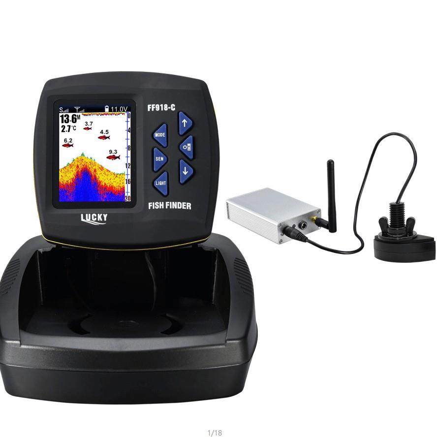 00米无线声纳高清探测器遥控探测户外用品渔具探鱼器