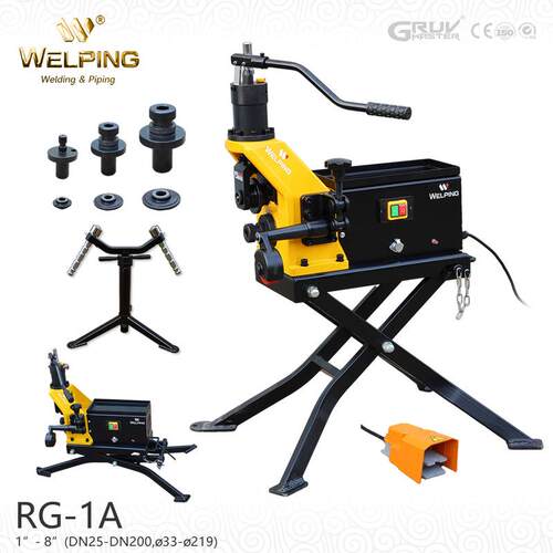 RG-1A电动液压滚槽机1“-8”消防管道滚槽机格福玛