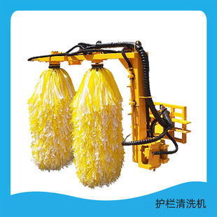 款 城市围栏清洁设备单面高速洒水车加装 护栏清洗机液压波形冲洗机