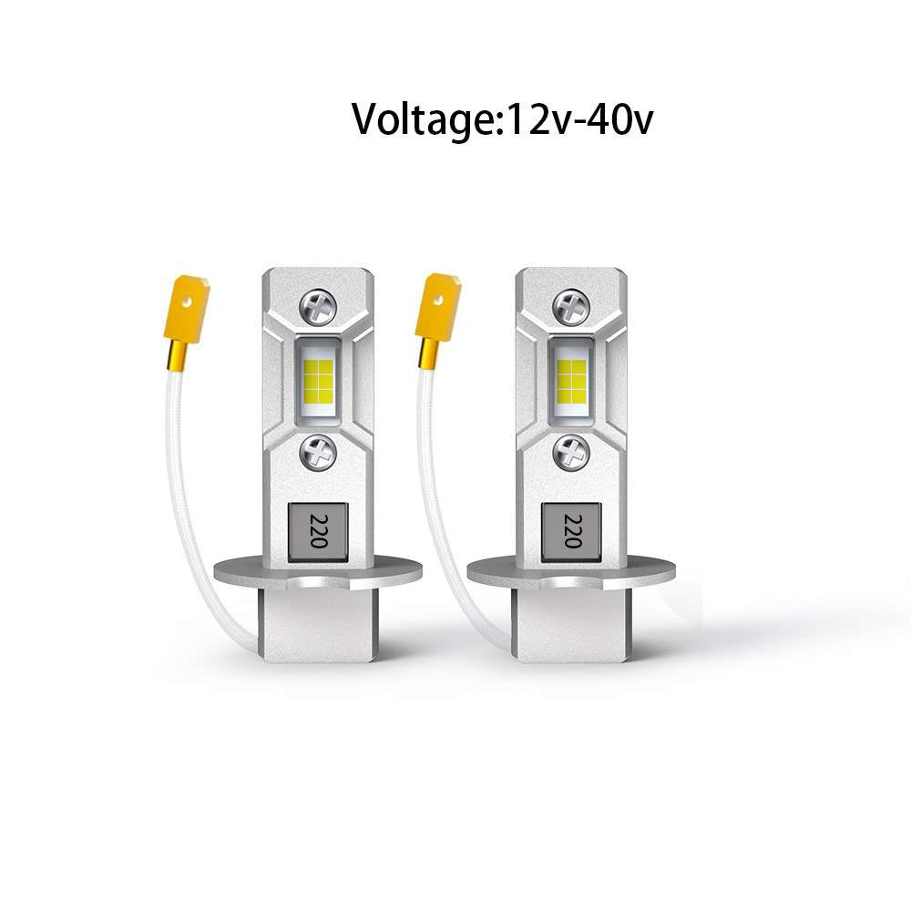 H1 H3 20W原车尺寸 DC10-40V白光汽车卡车通用led汽车大灯雾灯