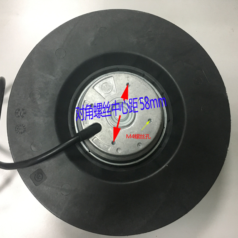 新品 电气柜空调风扇 小型外转子离心风机 220vY电容异步电机