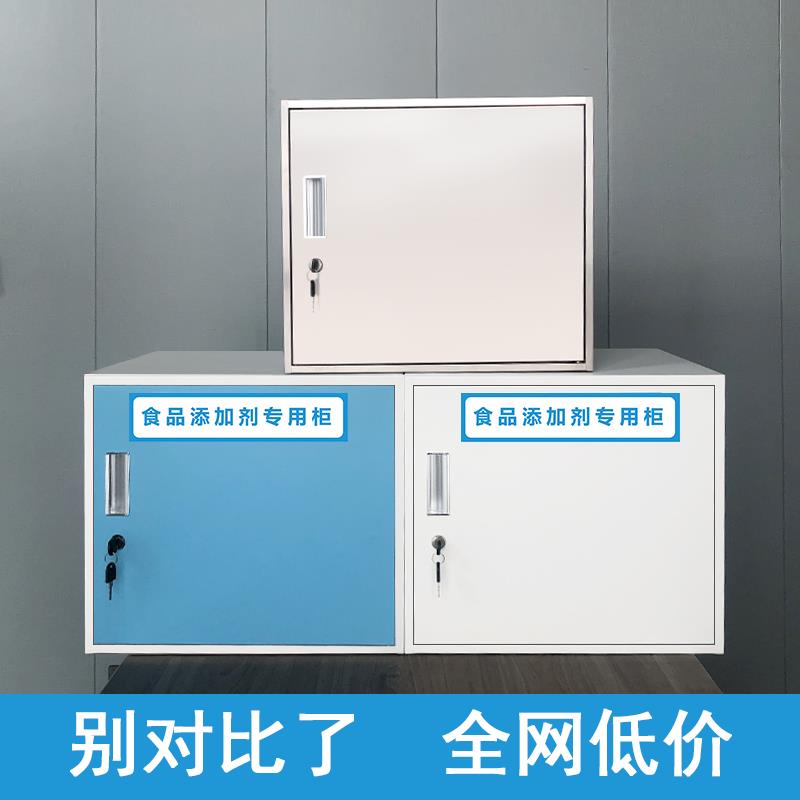 双锁食品添加剂专用柜不锈钢储物柜保密文件柜药品柜学生书包柜