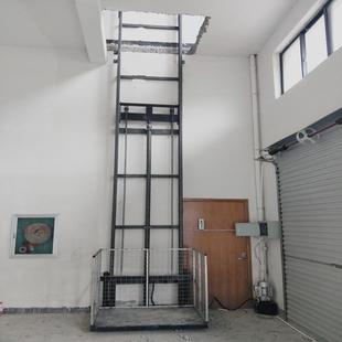 提升机固定式 单轨液压升降机货梯链条式 导轨升降平台仓库家用电梯