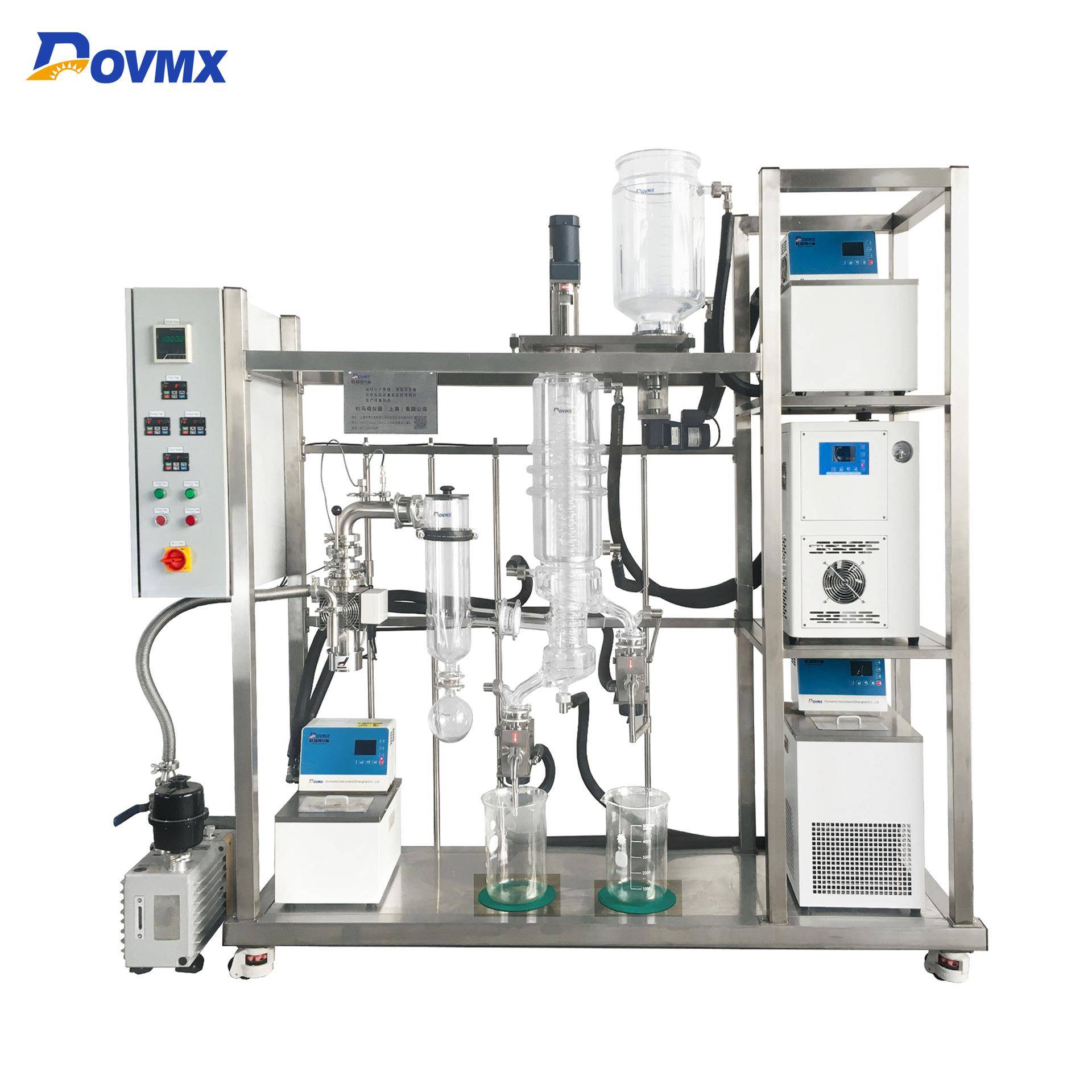 上海达丰玻璃植物油提纯提取、医药中间体处理短程分子蒸馏