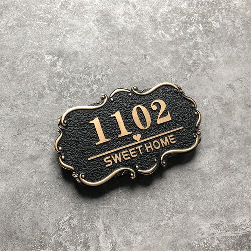 别墅创意指示牌门牌宿铜铝寝室家庭房间屋包厢